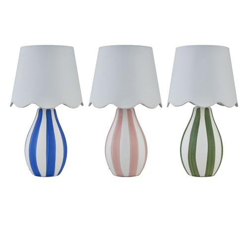Modern striped bedside lamp - modern,