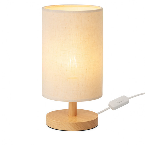Bedside lamp table - table, light