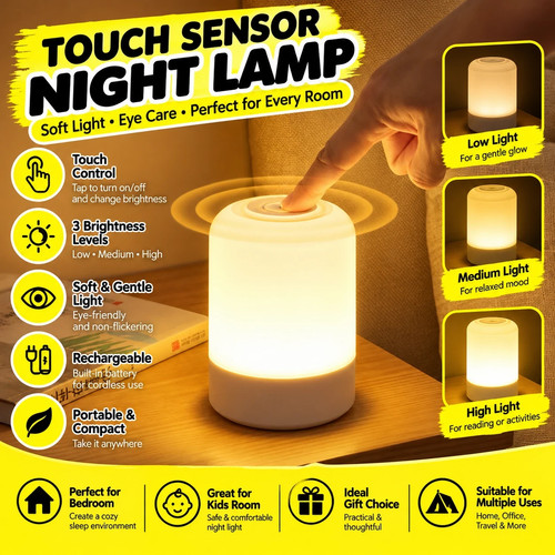 Touch sensor night - sensor, light