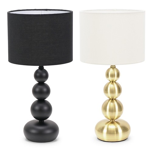 Modern table lamp stacked - stacked, ball