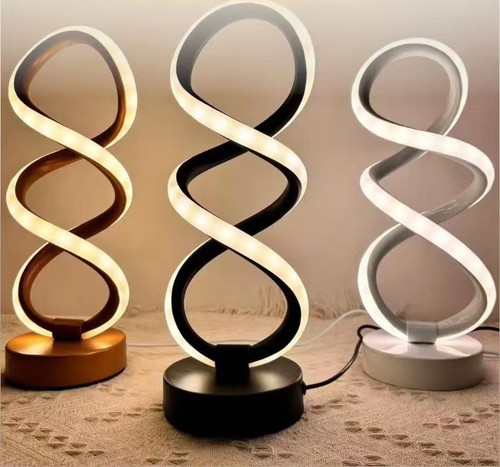 Spiral led table lamp modern - spiral,