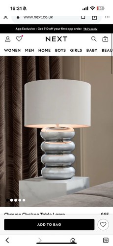 Next chrome bedside - 2,