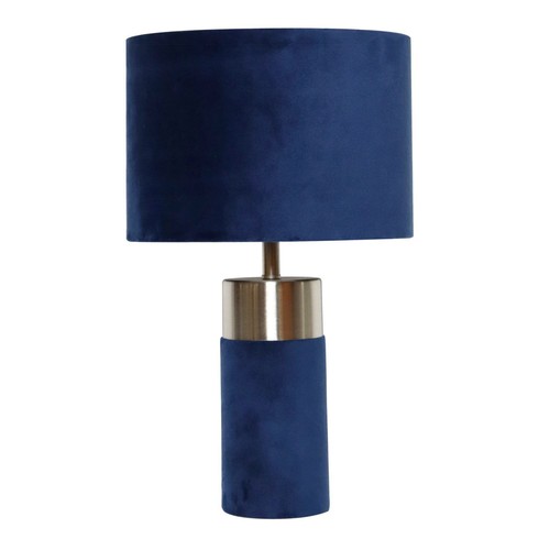 Modern navy blue velvet 42cm - modern,