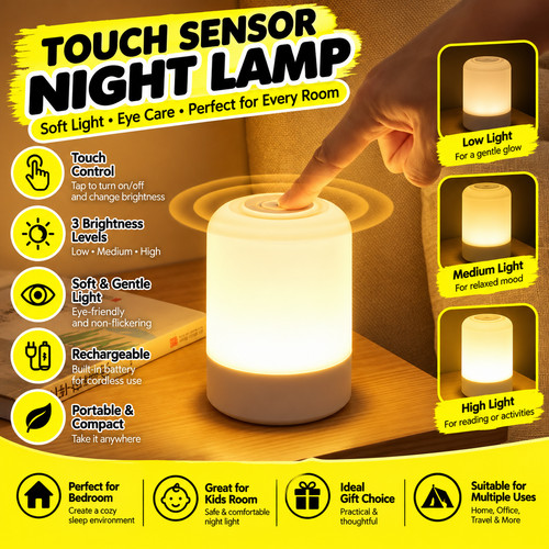 Touch sensor night light led - touch,
