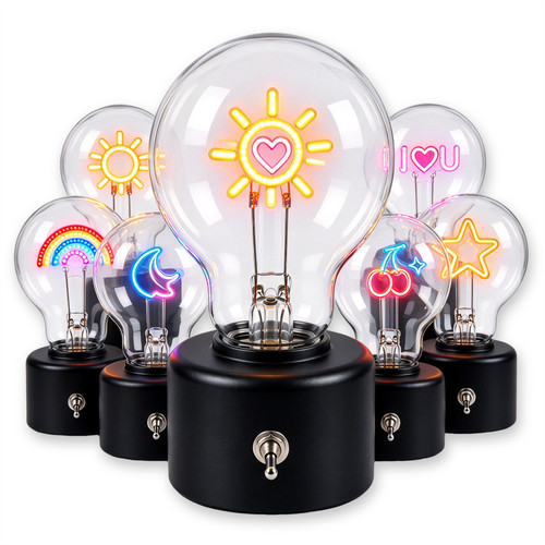 Creative led neon bulb - creative, night