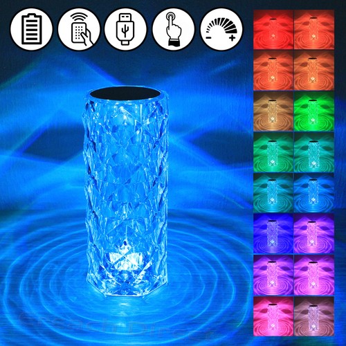 Led lamp remote touch crystal - lamp,