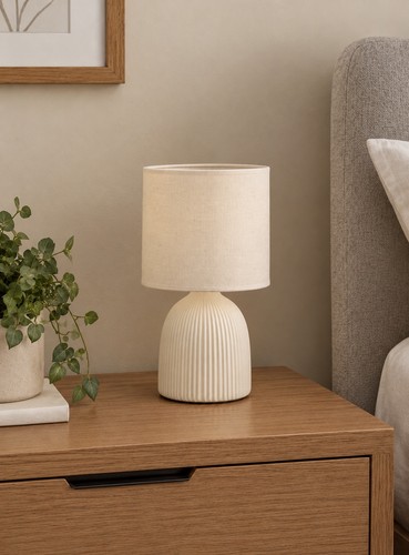 Mini ribbed table lamp - table,