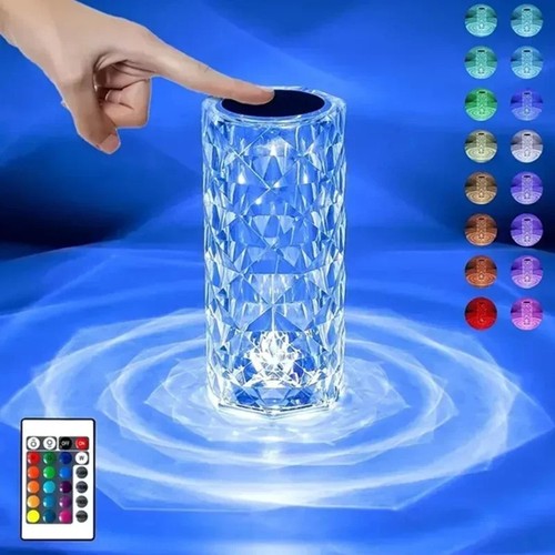 Table lamp crystal - lamp, night