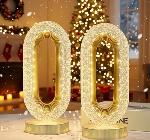 2pcs elegant crystal - 2pcs, design