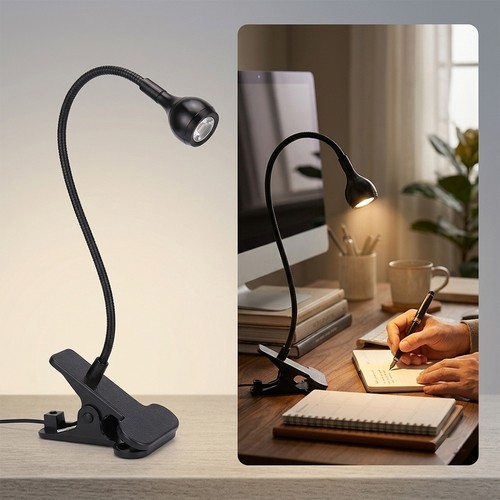 Usb led clip lamp flexible - usb, on
